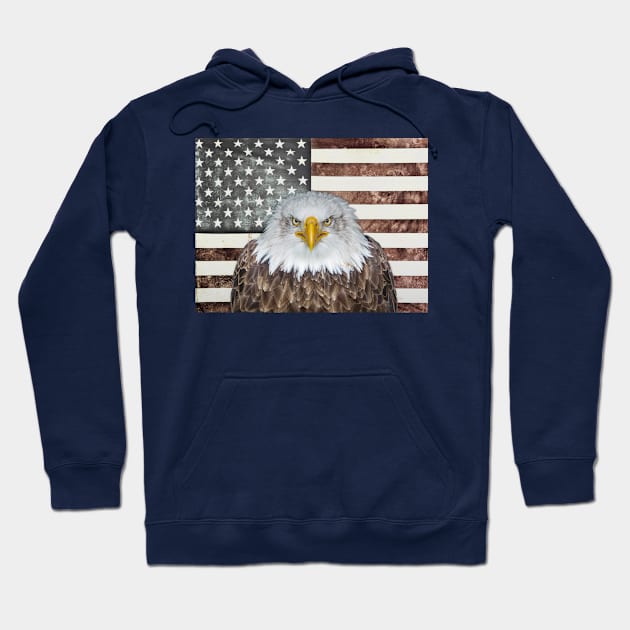 American Bald Eagle Hoodie by morningdance